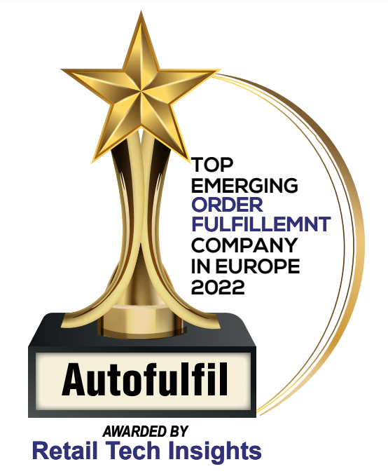 Autofulfil awarded top 10 emerging order fulfillment companies in Europe by Retail Tech Insights